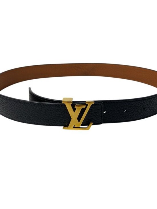 black lv belt men - TikTok Shop Louis Vuitton Ceinture Belt 75 Black Brown